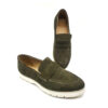 Casual Olive Suede Penny Loafers
