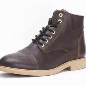 Sorbino Mens Classic Brown Wingtip Ankle Boots