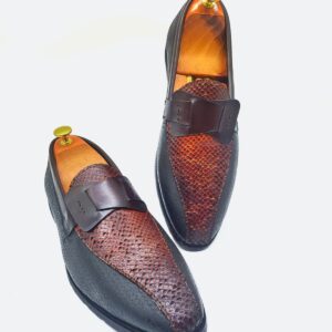 Versace Men’s Luxury Snakeskin Loafers
