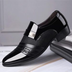 Premium Quality Mens Party Shoes Elegant Black