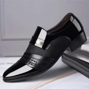 Premium Quality Mens Party Shoes Elegant Black
