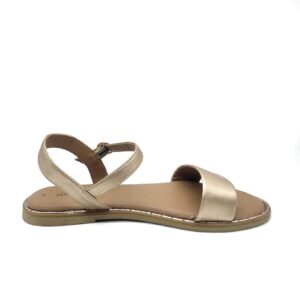 S.Oliver Women’s Gold Ankle Strap Sandals – Comfortable & Stylish