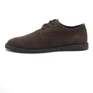EL GANSO Premium Suede Formal Derby Shoes for Men – Coffee Brown