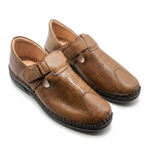 Mens Punch Leather Shoe